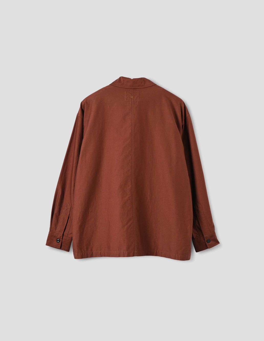 MARGARET HOWELL - Rust moleskin cotton simple shirt | MHL. by