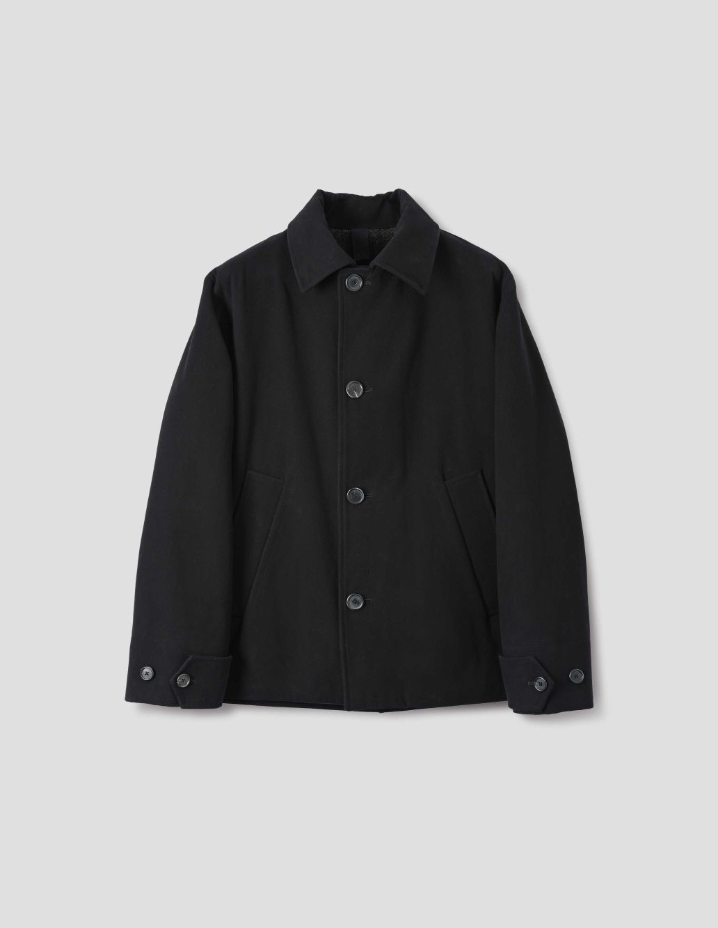 OFFSET PLACKET COAT