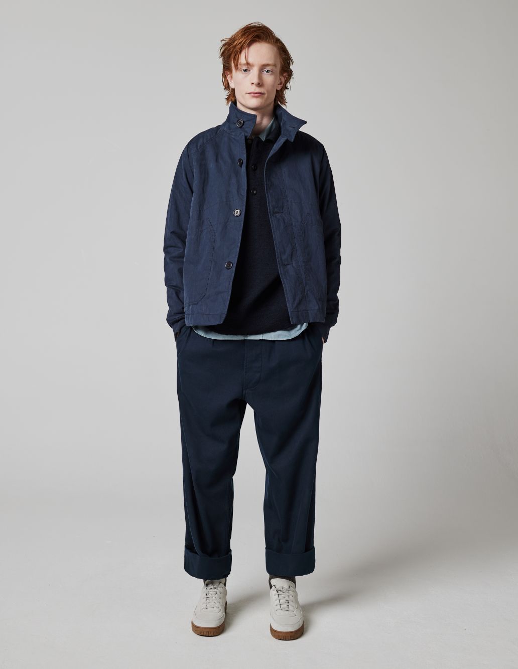 MARGARET HOWELL - Ink cotton nylon worker jacket | MHL. by