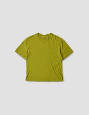 MARGARET HOWELL - White cotton linen simple T shirt | MHL. by
