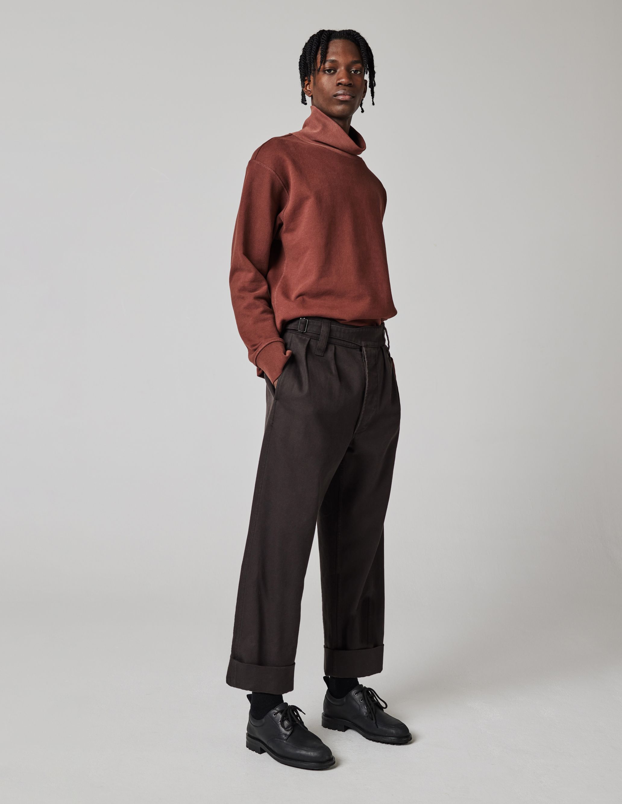 MHL. SPINKER DRILL COTTON PANTS-