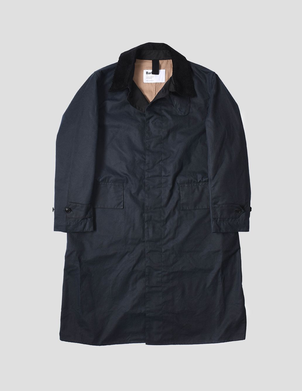 barbour margaret howell wax poncho