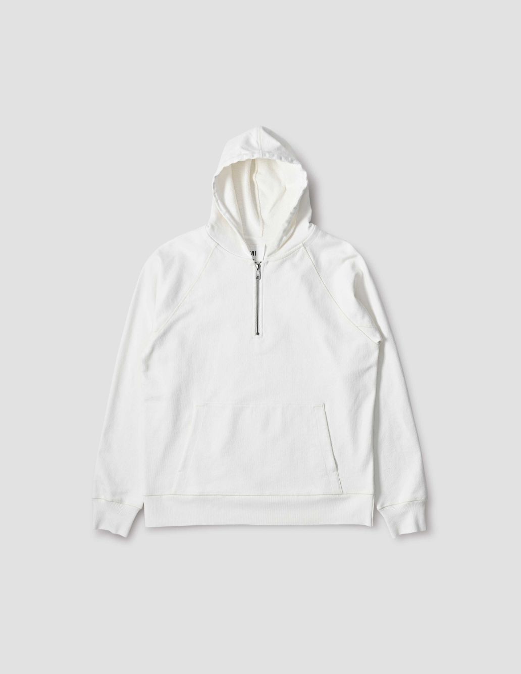 MARGARET HOWELL Off white loopback jersey hoodie MHL. by Margaret Howell