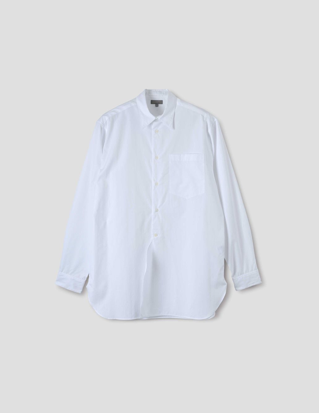 MARGARET HOWELL - White Plain Poplin Classic Shirt | Margaret Howell