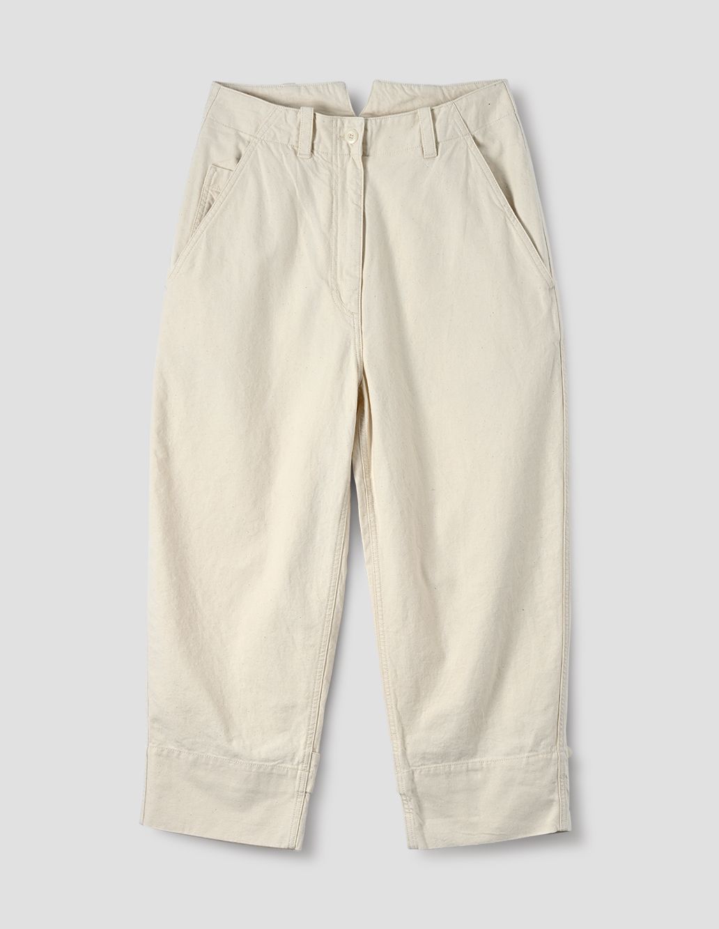 MHL. CROPPED ANKLE TAB TROUSER
