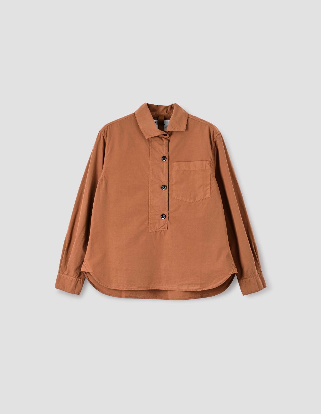 MHL. ASYMMETRIC COLLARED SHIRT