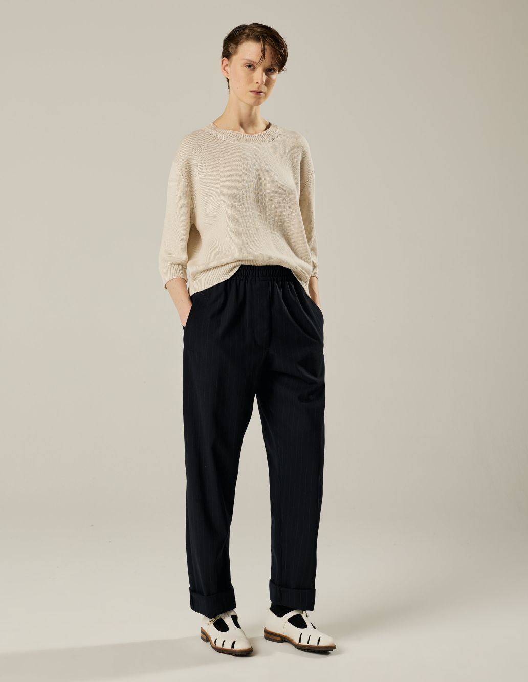 Beige Trousers  PullOn Trousers  Beige High Waisted Pants  Lulus