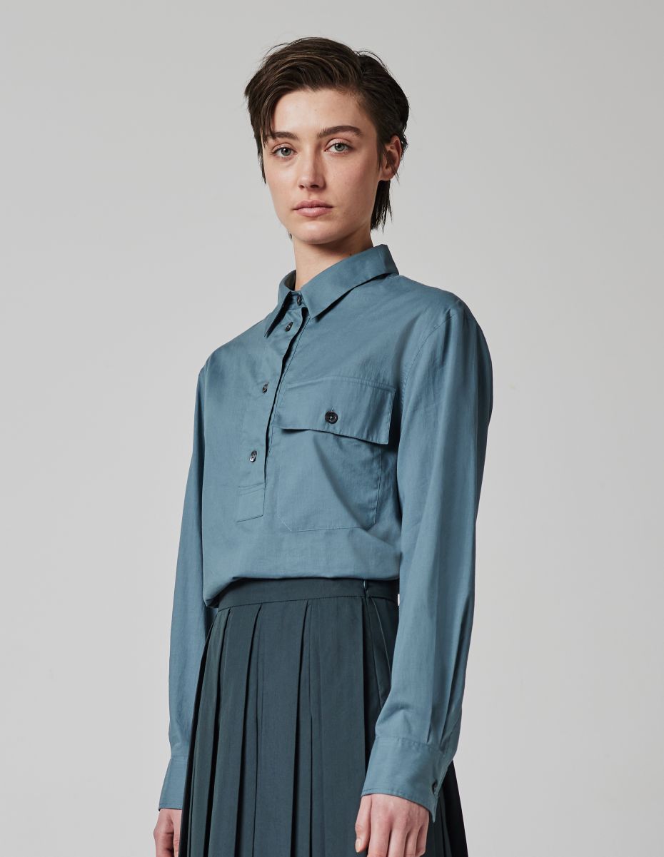 Margaret Howell MHL Oversized Work Shirt - Sage