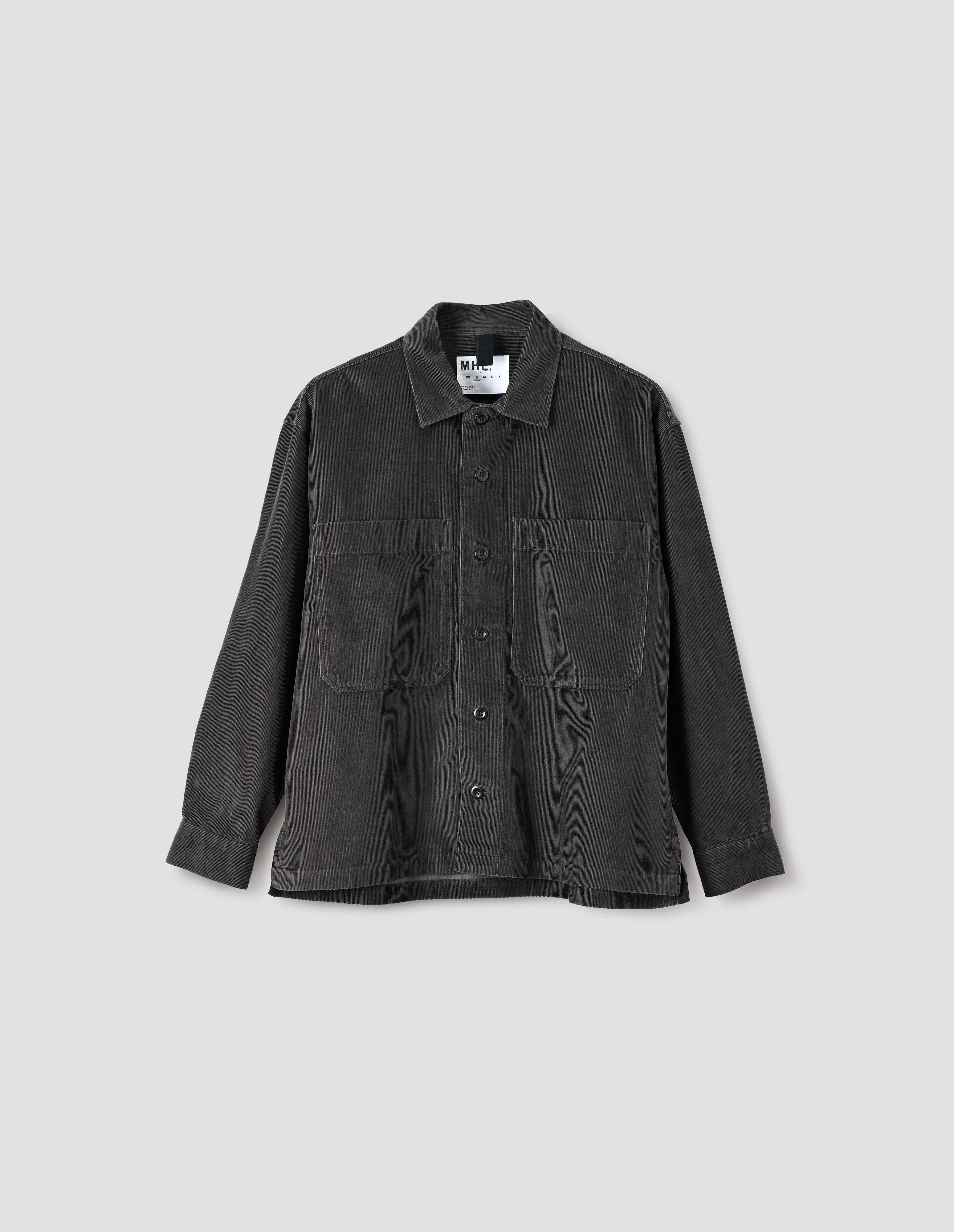 MARGARET HOWELL - Lead dry cotton needlecord shirt | MHL. by Margaret ...