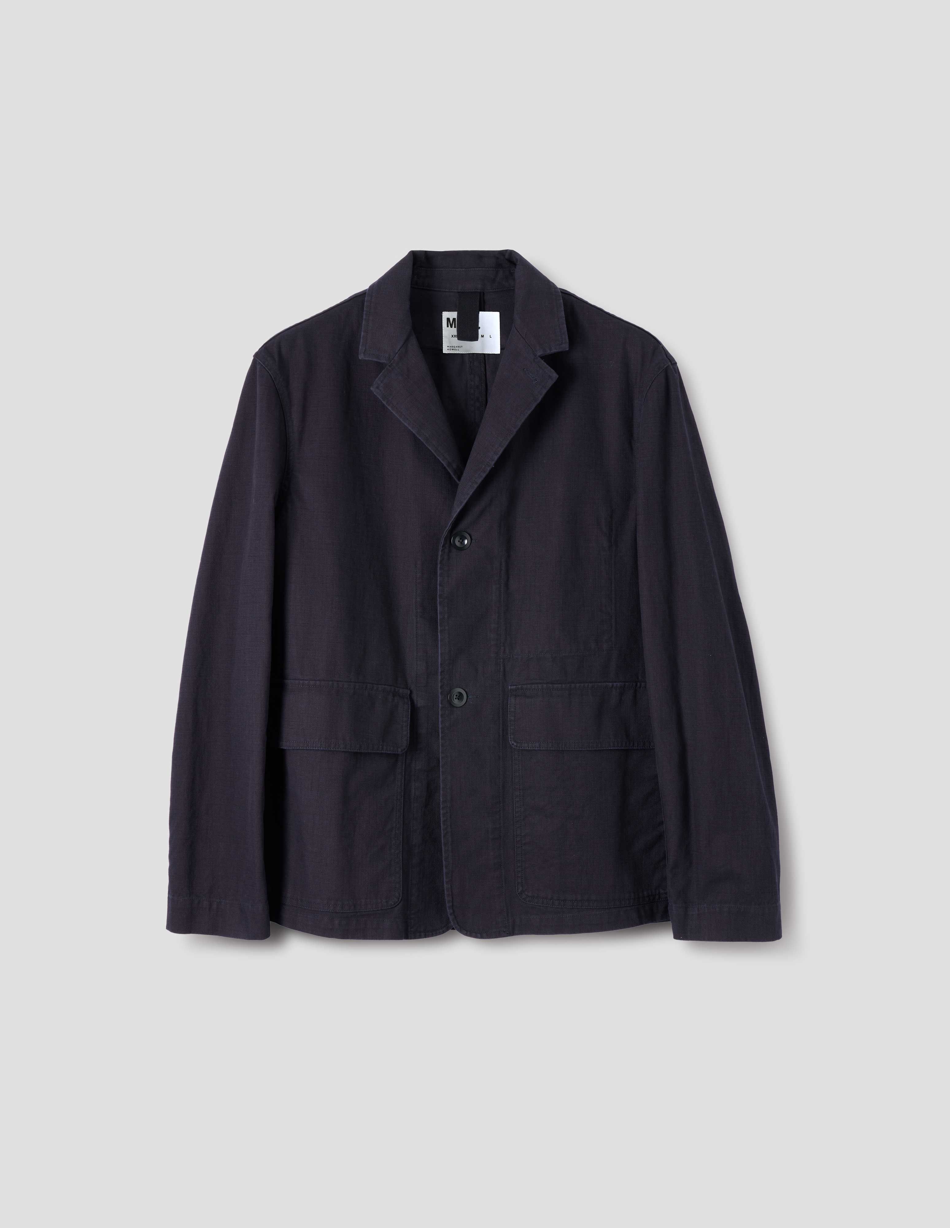 MARGARET HOWELL - Indigo twill flap pocket blazer | MHL. by Margaret Howell