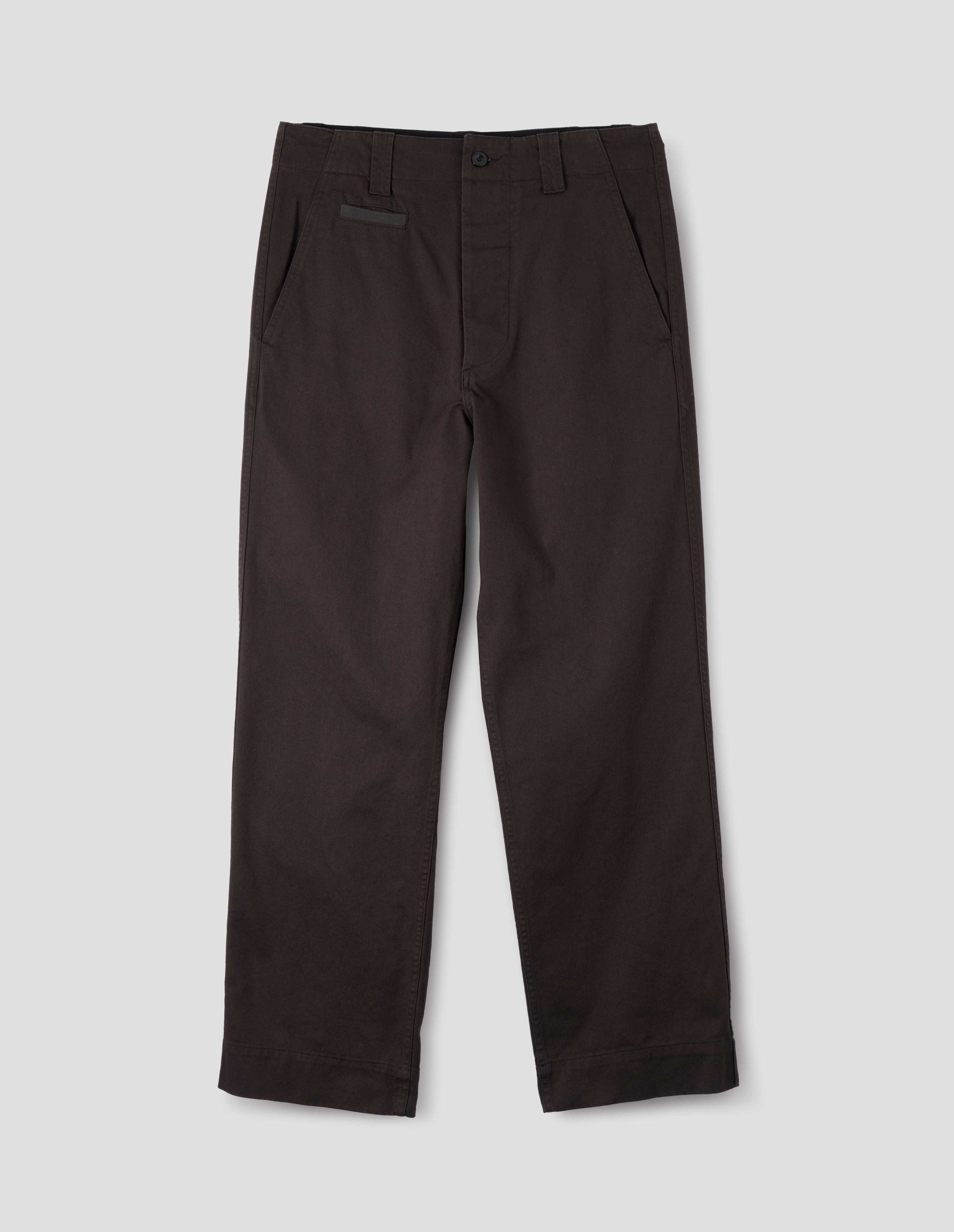 MARGARET HOWELL - Ebony soft cotton drill chino | MHL. by Margaret Howell