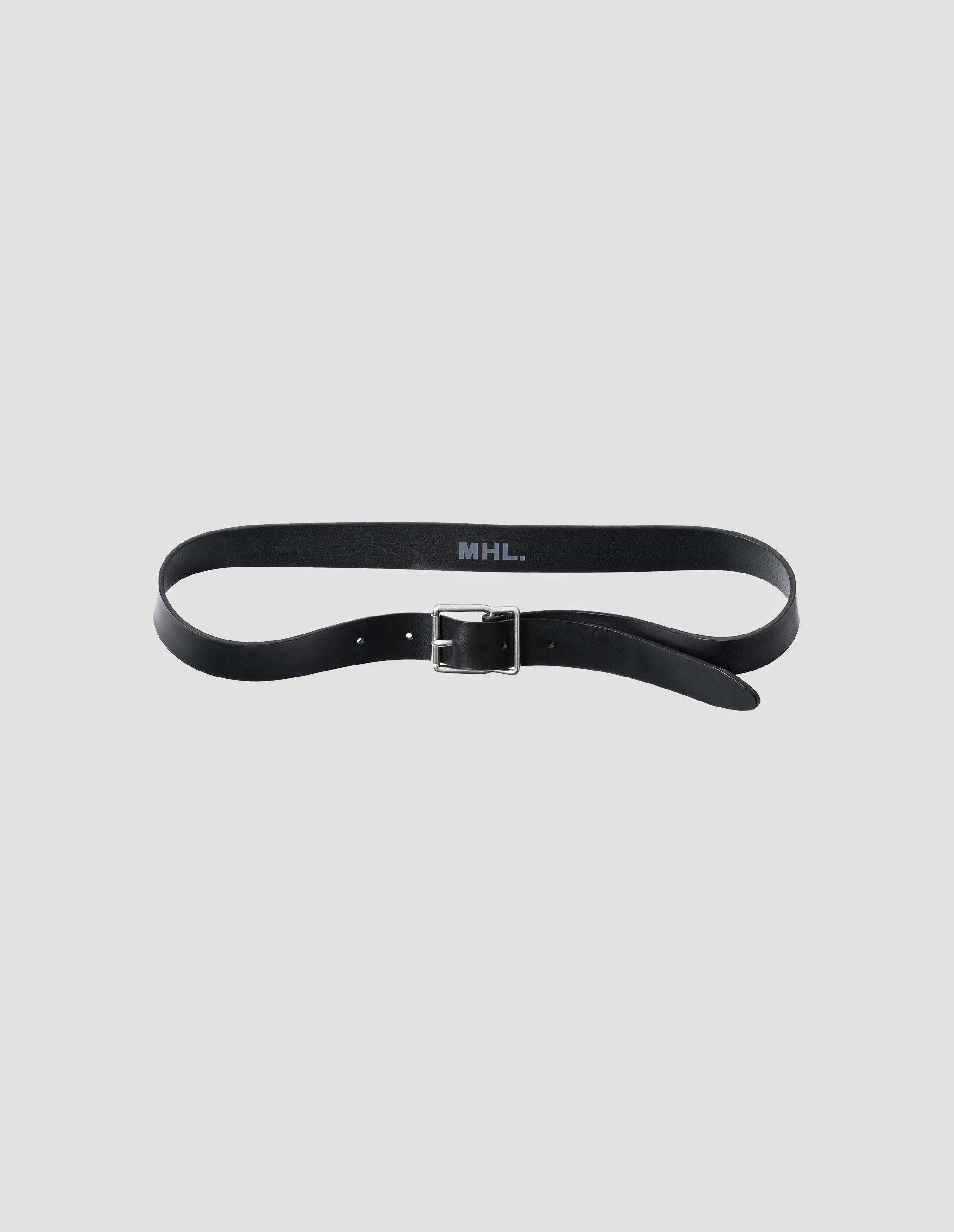 MARGARET HOWELL - Black oiled leather utility belt | MHL. by