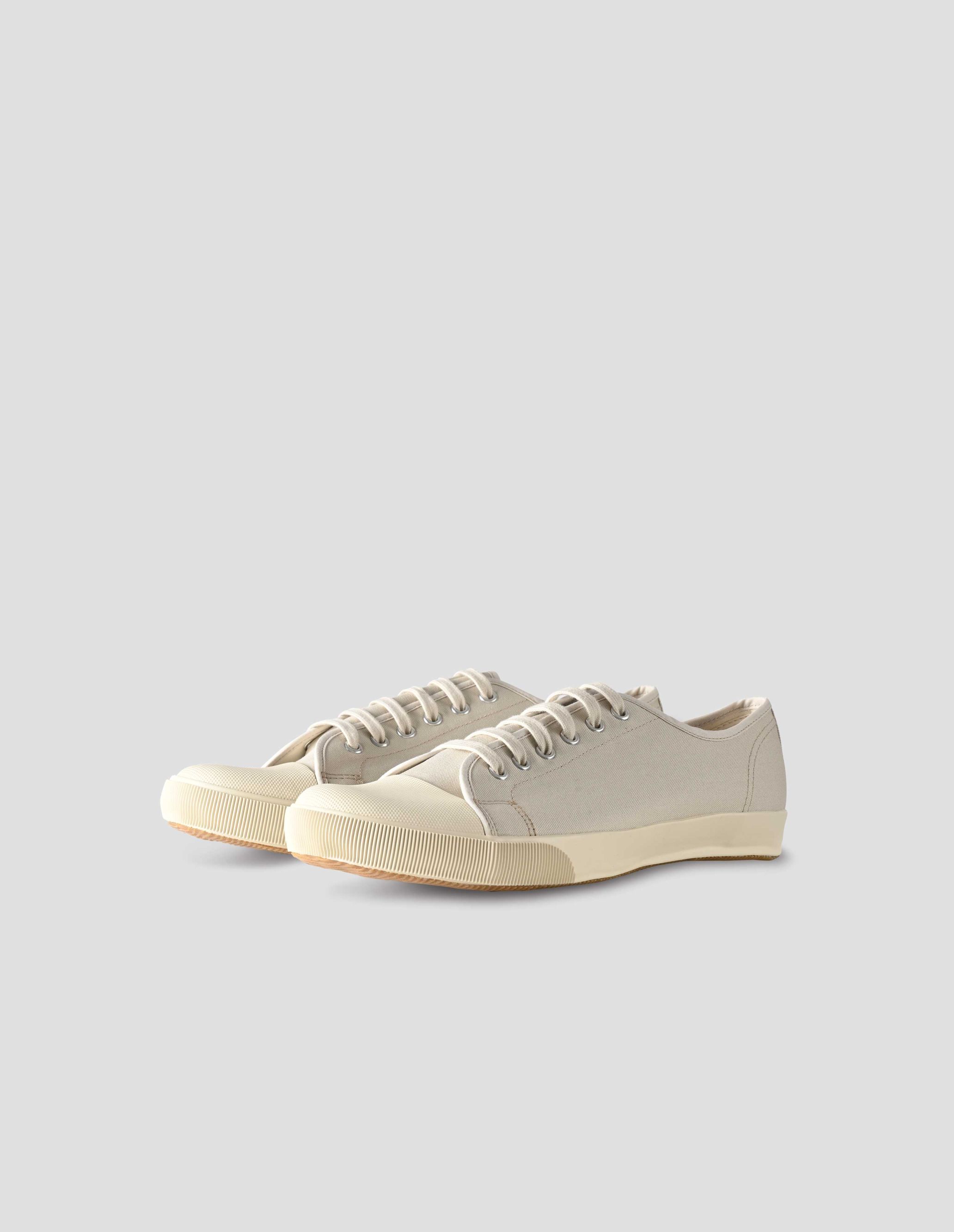 MARGARET HOWELL - Ecru cotton canvas Moonstar plimsoll | MHL. by ...