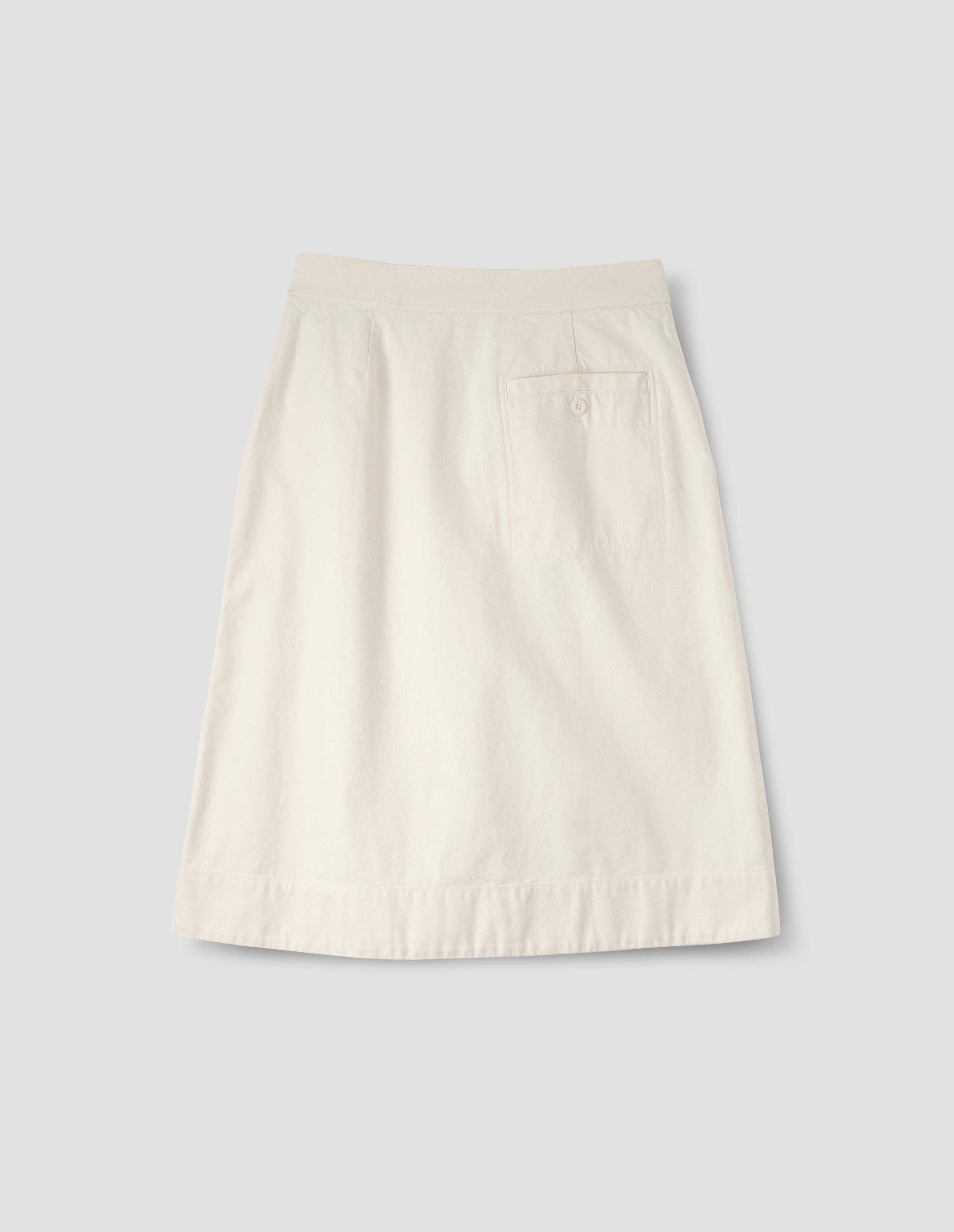 MARGARET HOWELL HEAVY COTTON TWILL SKIRT - スカート