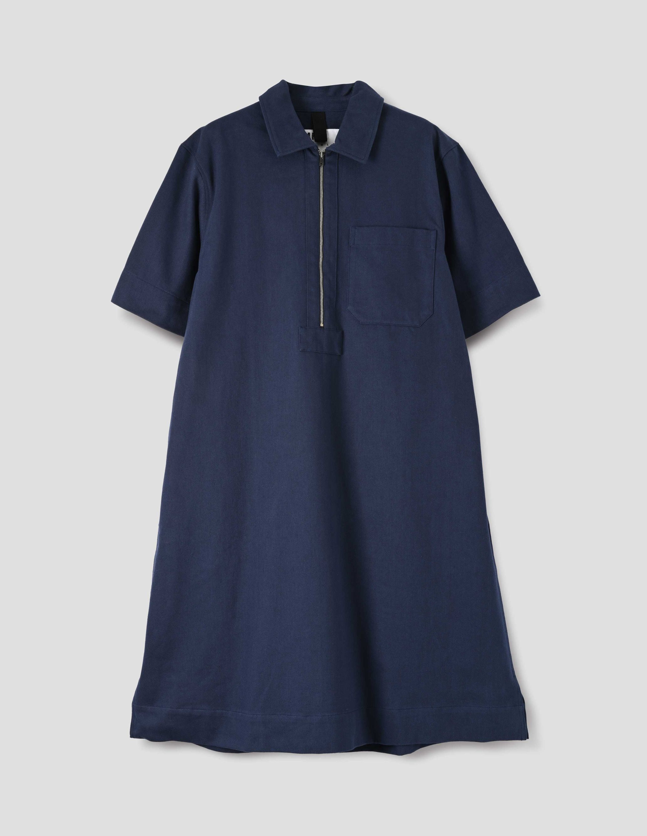 MARGARET HOWELL - Indigo cotton drill utility dress | MHL. by Margaret ...