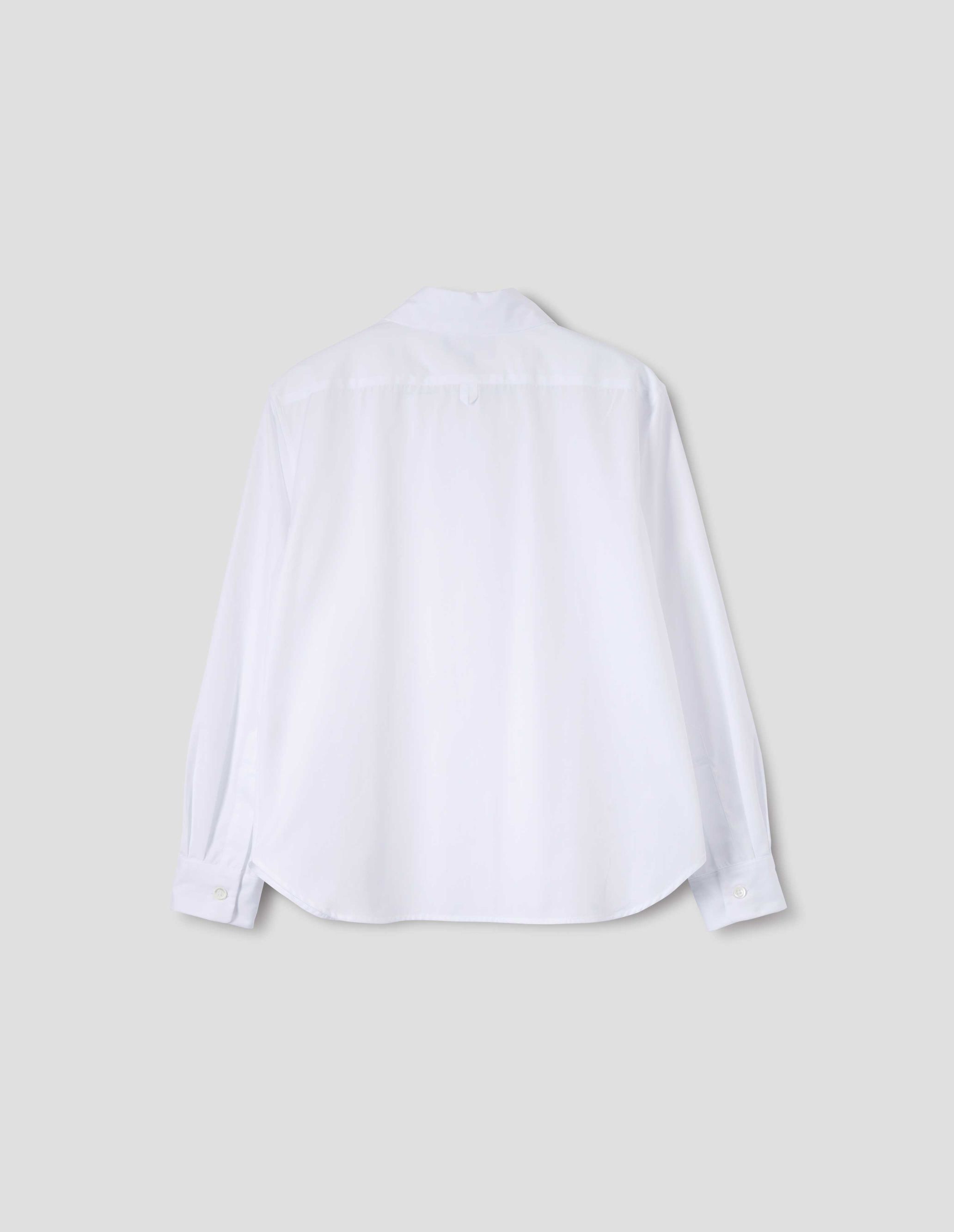 MARGARET HOWELL - White plain poplin simple shirt | Margaret Howell