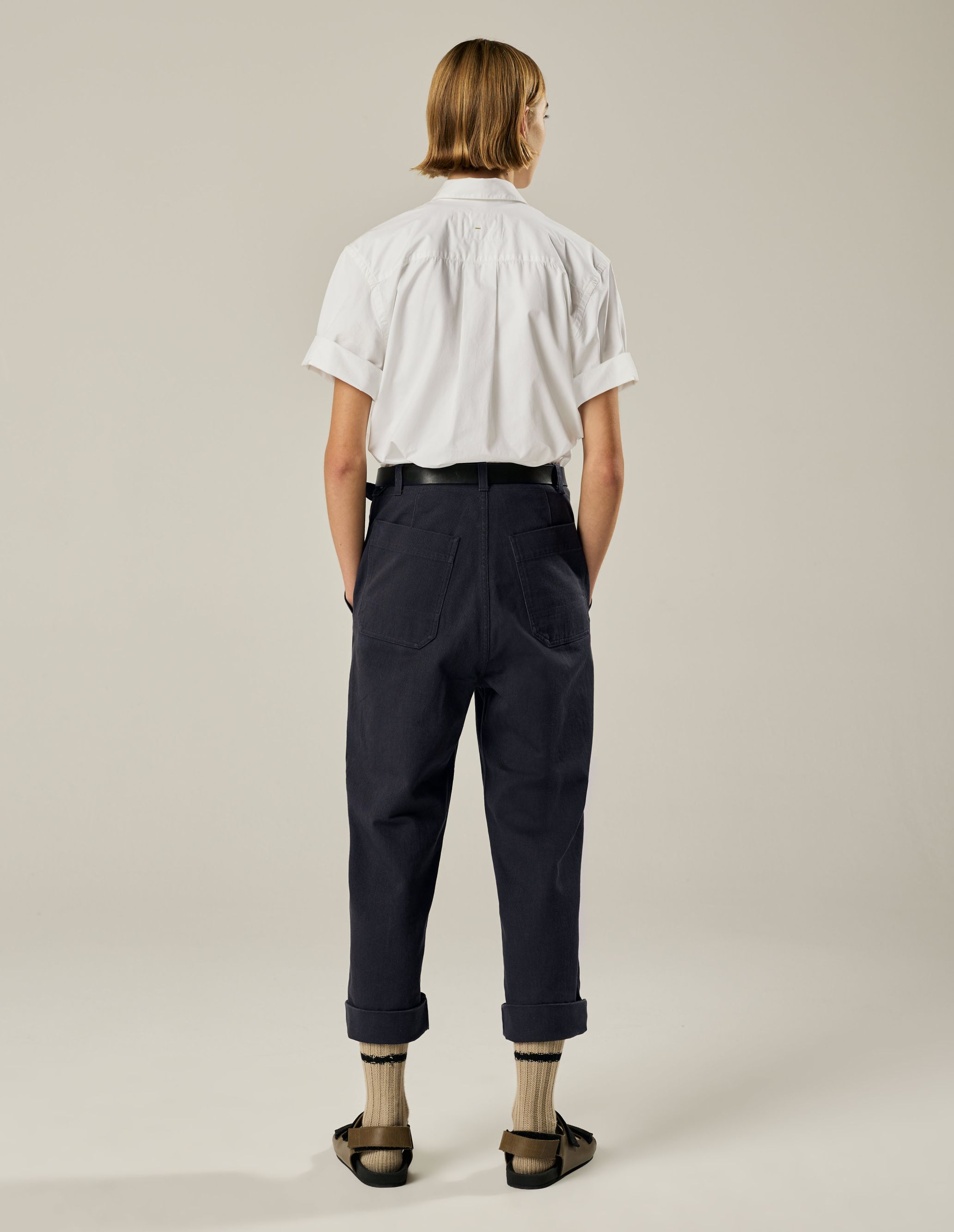 贅沢 MHL./DENSE COTTON DRILL PANTS WOMENS ワークパンツ/カーゴ